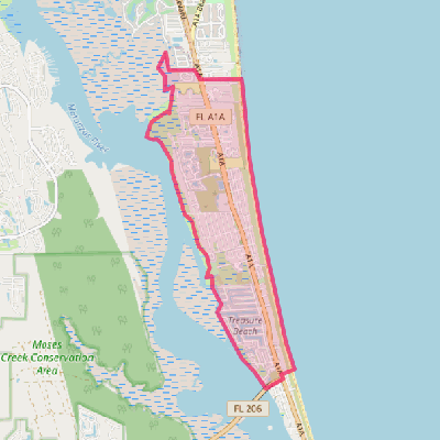 Map of Butler Beach