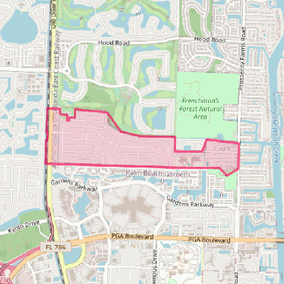 Map of Cabana Colony