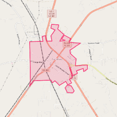 Map of Callahan