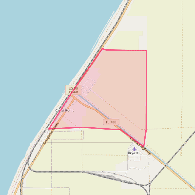 Map of Canal Point