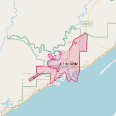 Map of Carrabelle