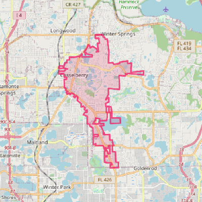 Map of Casselberry