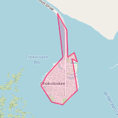 Map of Chokoloskee