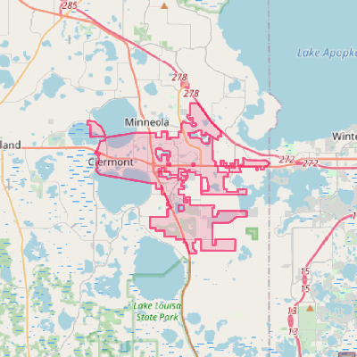 Map of Clermont