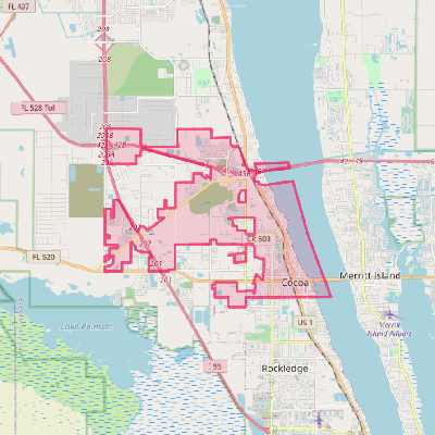 Map of Cocoa