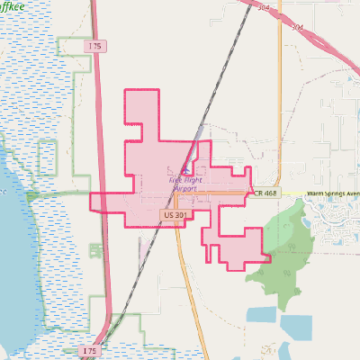 Map of Coleman