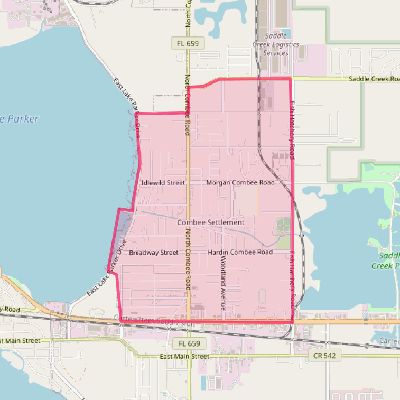 Map of Combee Settlement