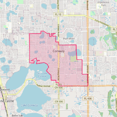 Map of Conway