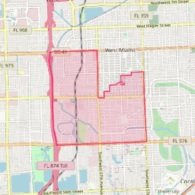 Map of Coral Terrace