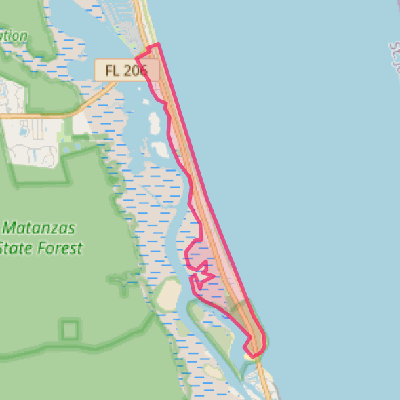 Map of Crescent Beach