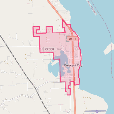 Map of Crescent City