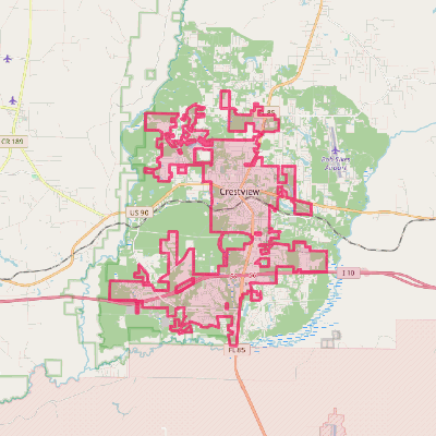 Map of Crestview
