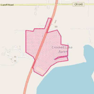Map of Crooked Lake Park