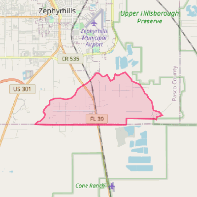 Map of Crystal Springs