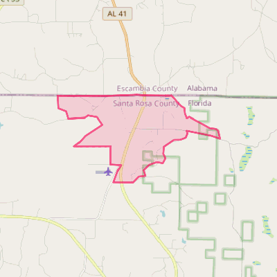 Map of Dixonville
