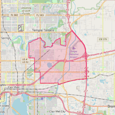 Map of East Lake-Orient Park