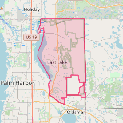 Map of East Lake