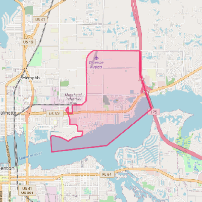 Map of Ellenton