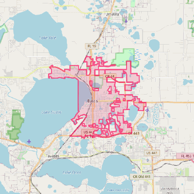 Map of Eustis