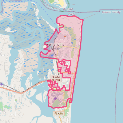 Map of Fernandina Beach