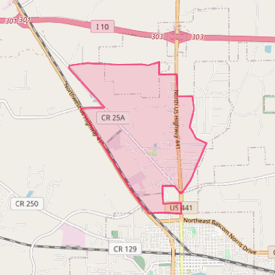 Map of Five Points