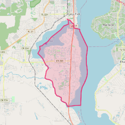 Map of Fleming Island