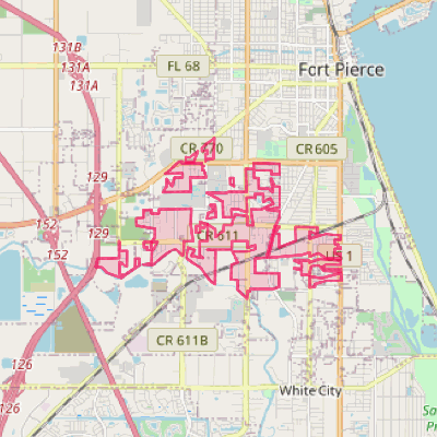 Map of Fort Pierce South