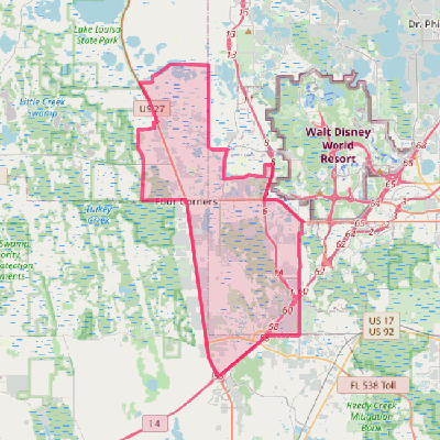 Map of Four Corners