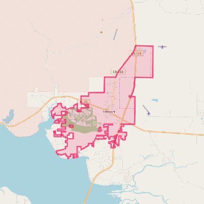 Map of Freeport