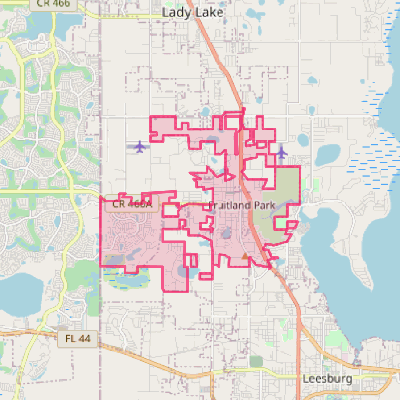 Map of Fruitland Park