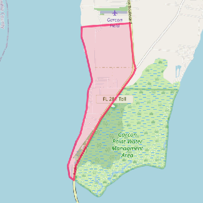 Map of Garcon Point