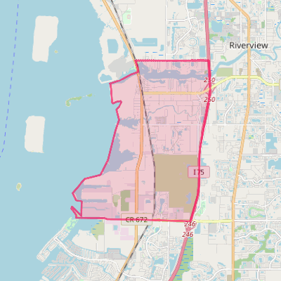 Map of Gibsonton