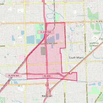 Map of Glenvar Heights