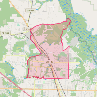 Map of Gonzalez