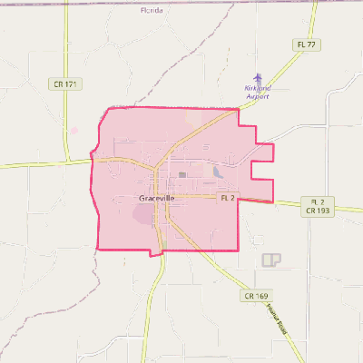 Map of Graceville