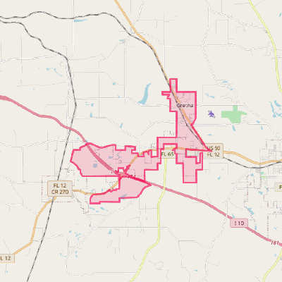 Map of Gretna