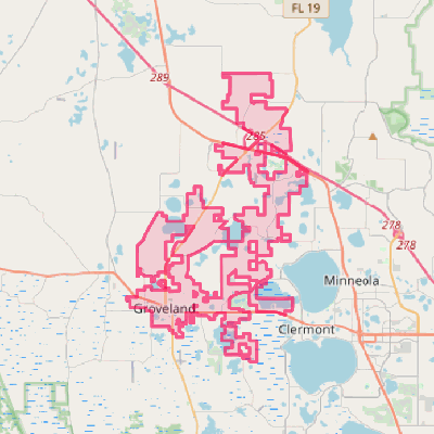 Map of Groveland