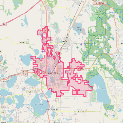 Map of Haines City