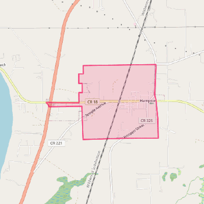 Map of Hampton