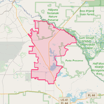 Map of Hernando