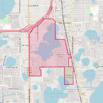 Map of Holden Heights