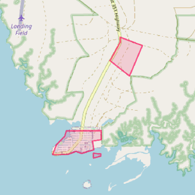 Map of Horseshoe Beach