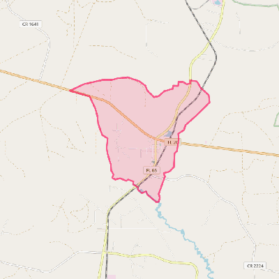 Map of Hosford