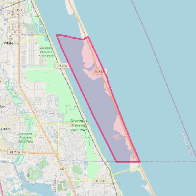 Map of Hutchinson Island South