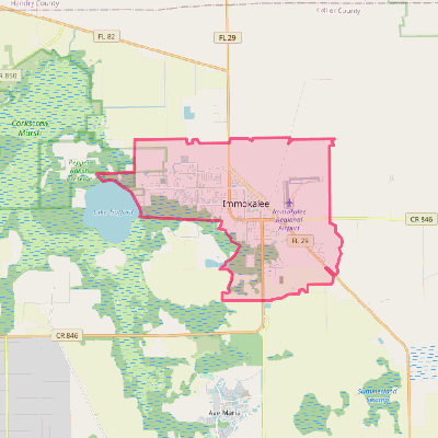 Map of Immokalee