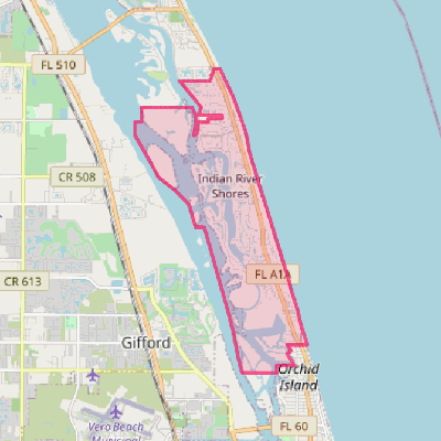 Map of Indian River Shores