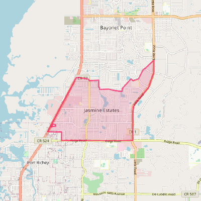 Map of Jasmine Estates