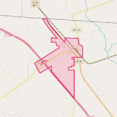 Map of Jennings