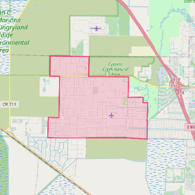 Map of Jupiter Farms