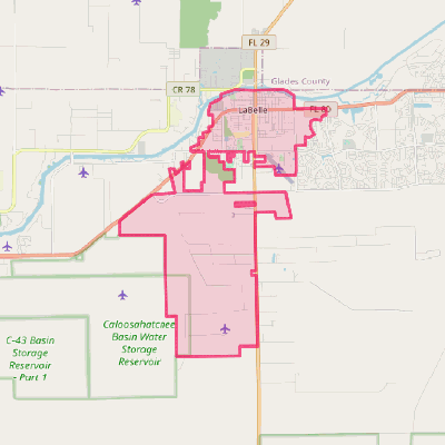 Map of LaBelle